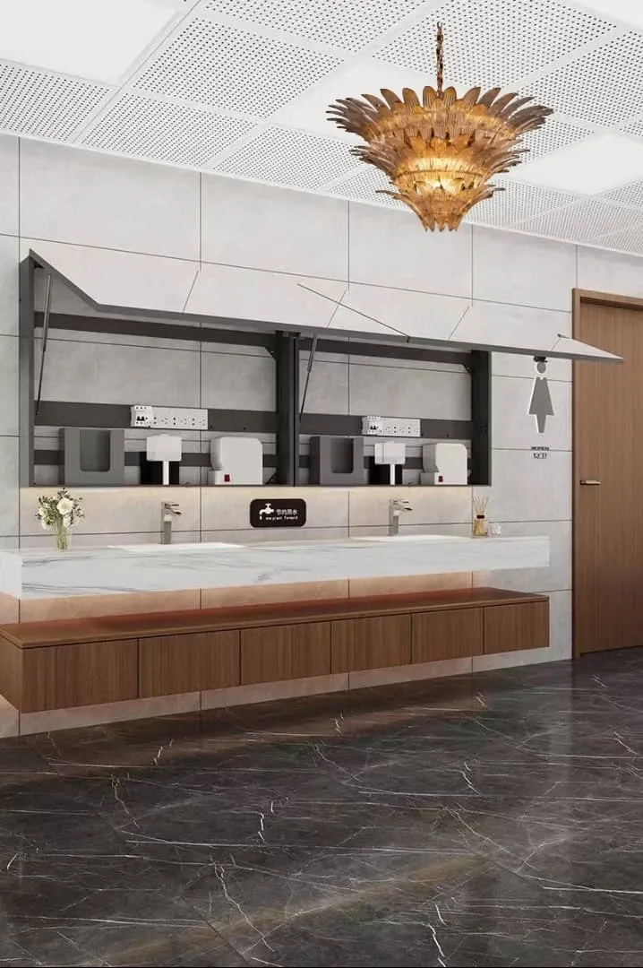 Behind Mirror Cabinets